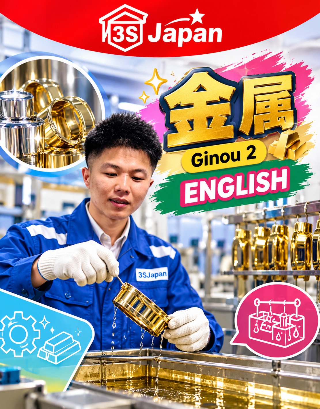 GINOU 2 - きんぞく - ENGLISH